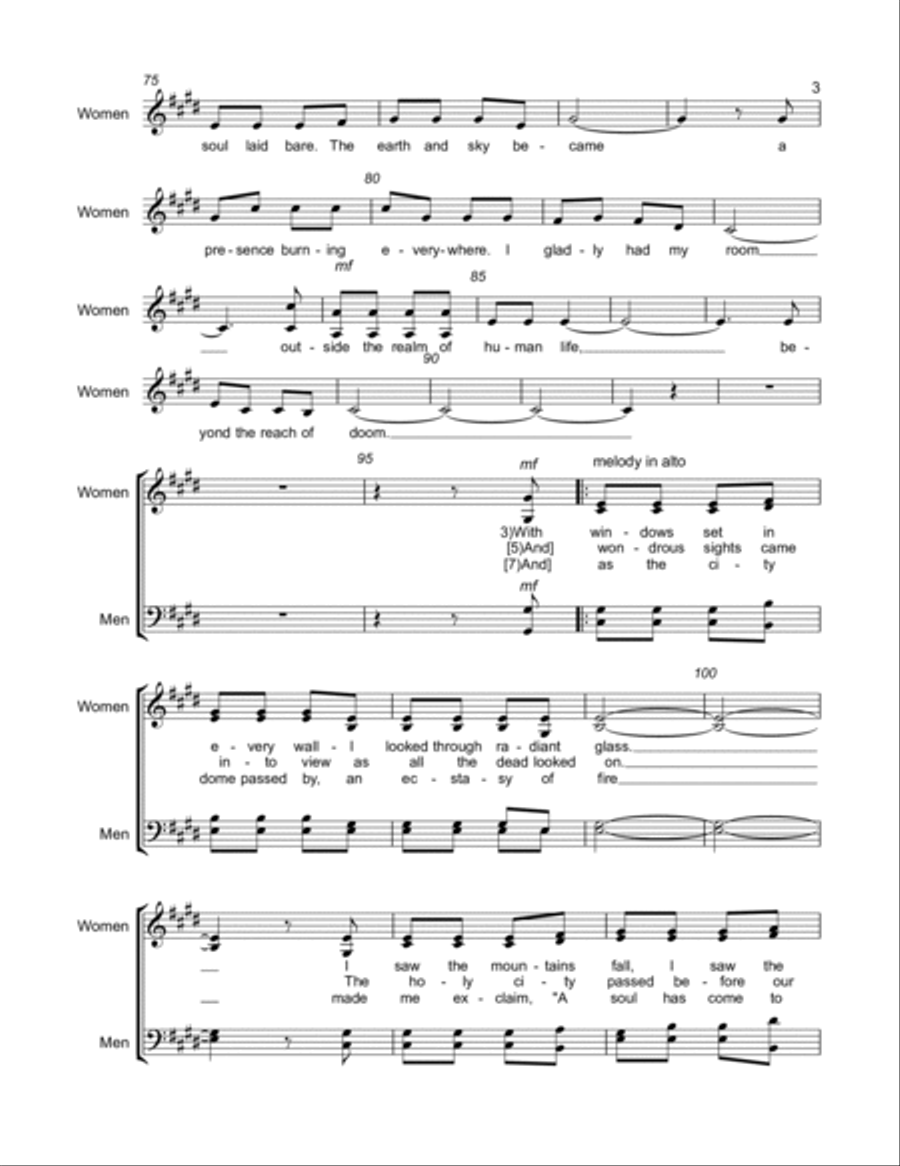 Beyond the Tops of Time Beyond the Tops of Time Divisi scores gallery preview page 3