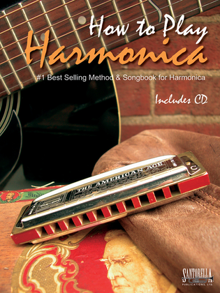 Book cover for How To Play Harmonica with CD