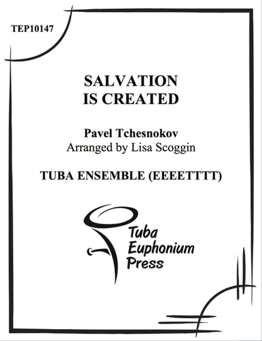 Salvation is Created Large Ensemble scores gallery preview page 1