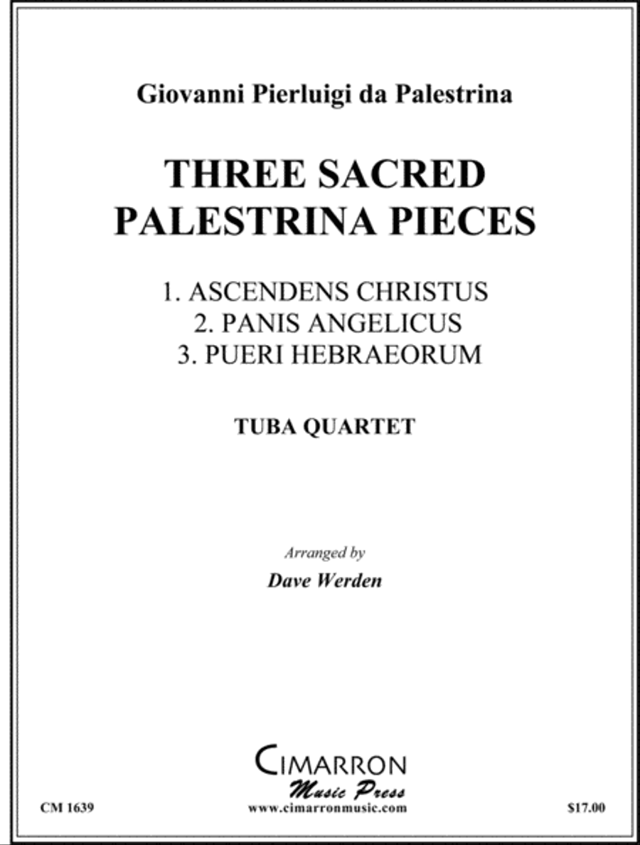 Three Sacred Palestrina Pieces