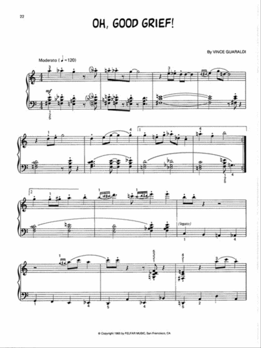 Charlie Brown's Greatest Hits Piano Solo scores gallery preview page 5
