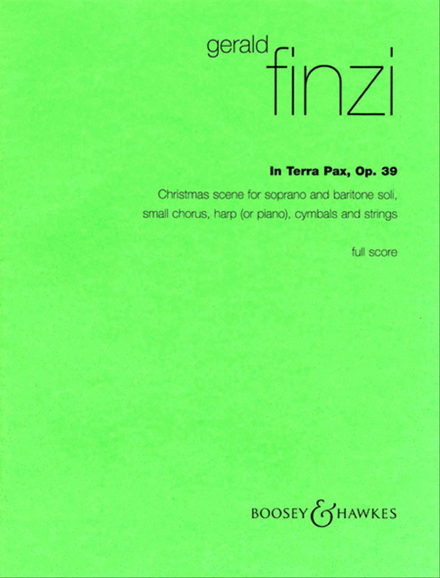 In terra pax, Op. 39 Choir scores gallery preview page 1