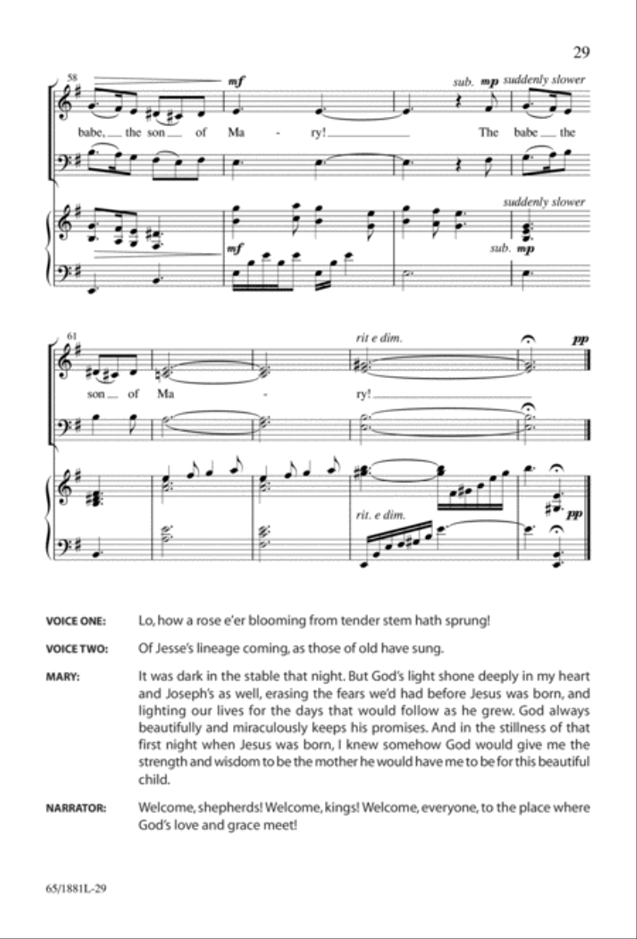 A Very Special Night A Very Special Night Unison Choir scores gallery preview page 31