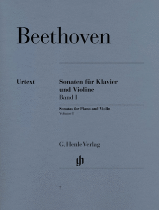 Book cover for Beethoven - Sonatas Book 1 Violin/Piano