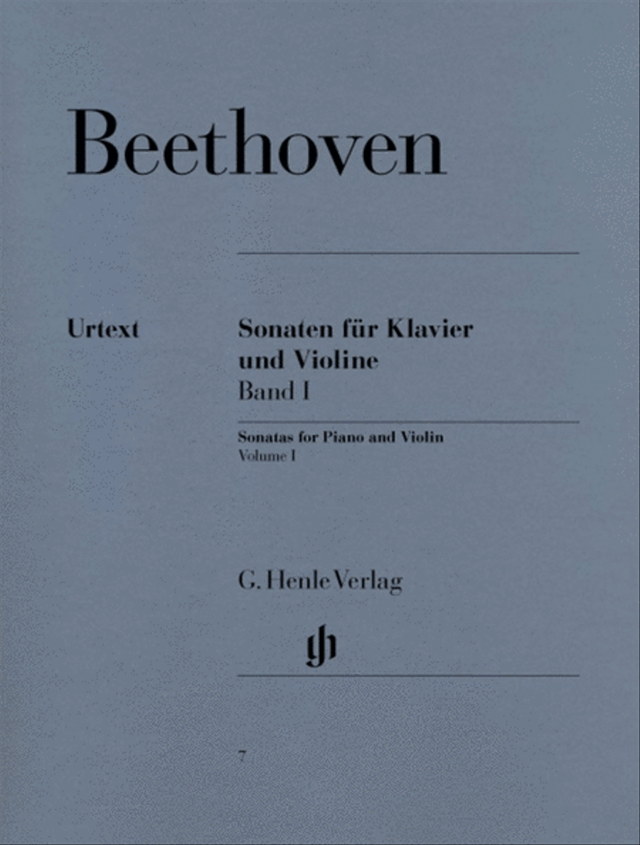 Book cover for Beethoven - Sonatas Book 1 Violin/Piano