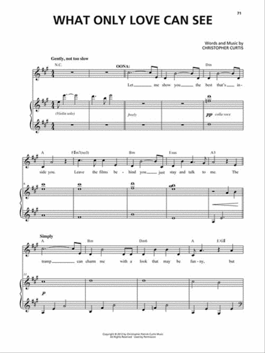 Chaplin: The Musical Piano, Vocal scores gallery preview page 3