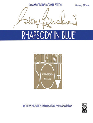 Book cover for Rhapsody in Blue (Original) (Jazz Band Version)