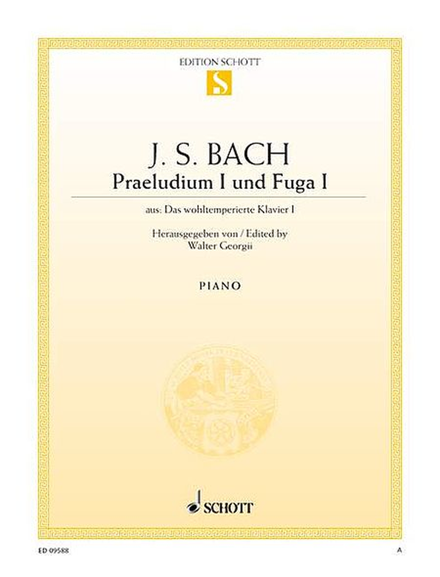 Prelude I And Fugue I C Major BWV 846