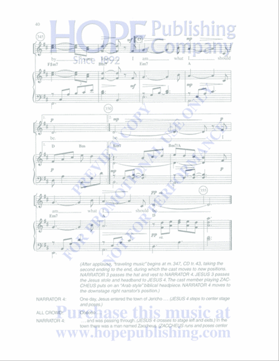 Once Upon a Parable Unison Choir scores gallery preview page 40