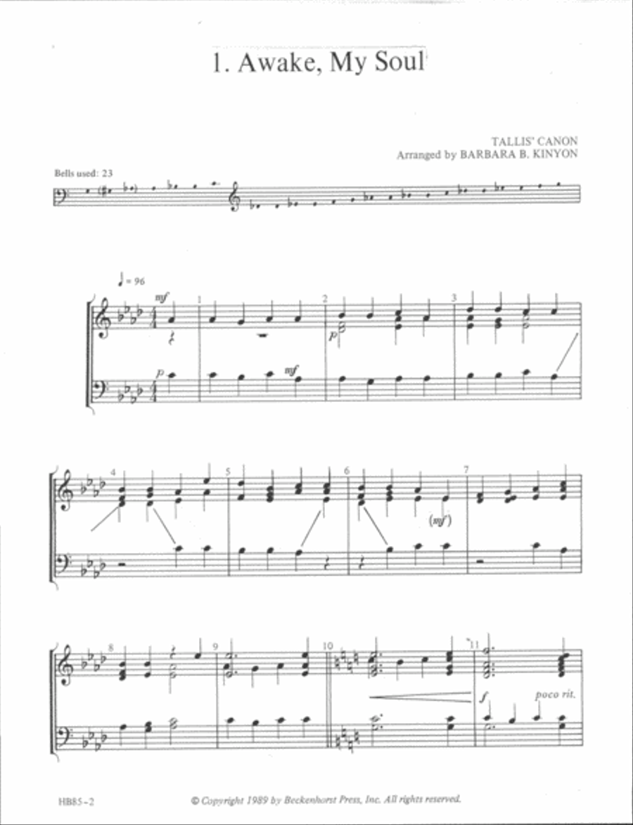 Let's All Ring At Eventide (Archive) 2-Octaves scores gallery preview page 2