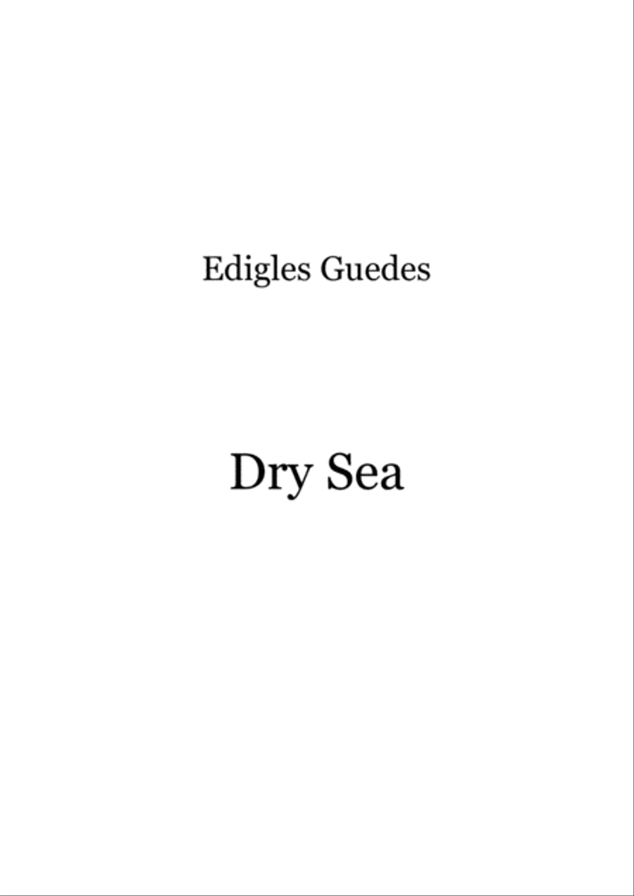 Dry Sea Dry Sea Piano Method scores gallery preview page 1