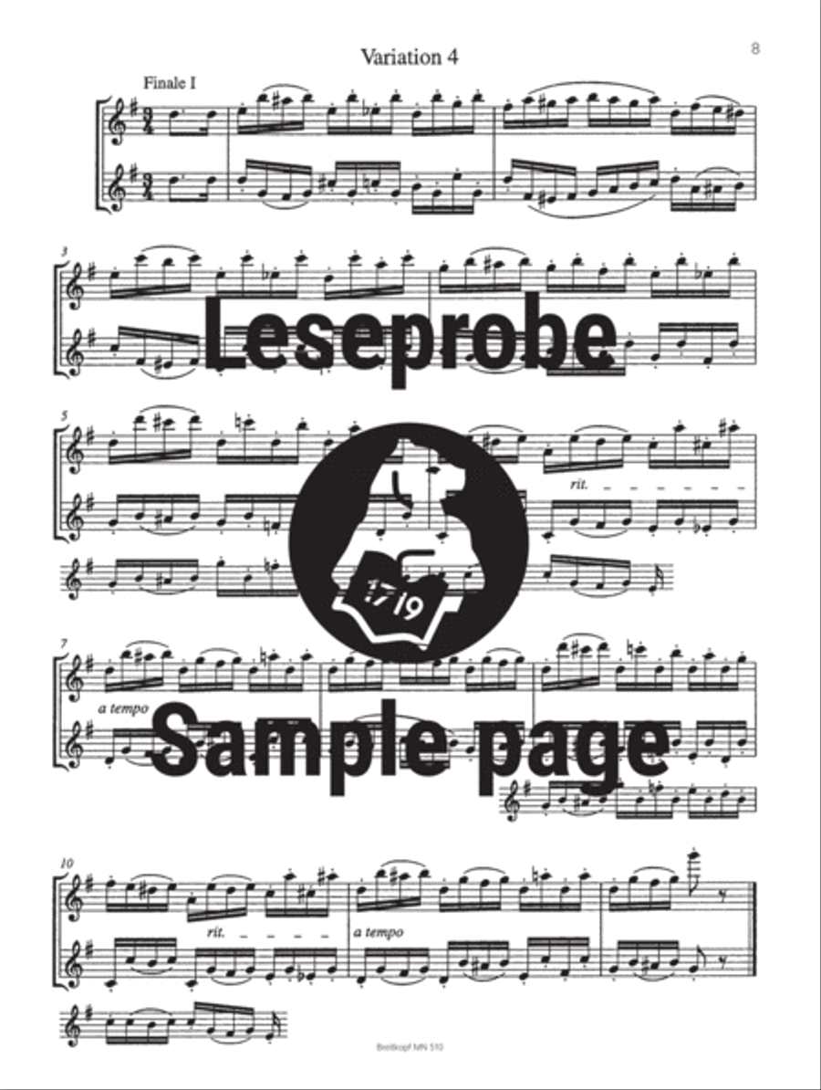 12 Variations on “Happy Birthday to You” Score scores gallery preview page 4