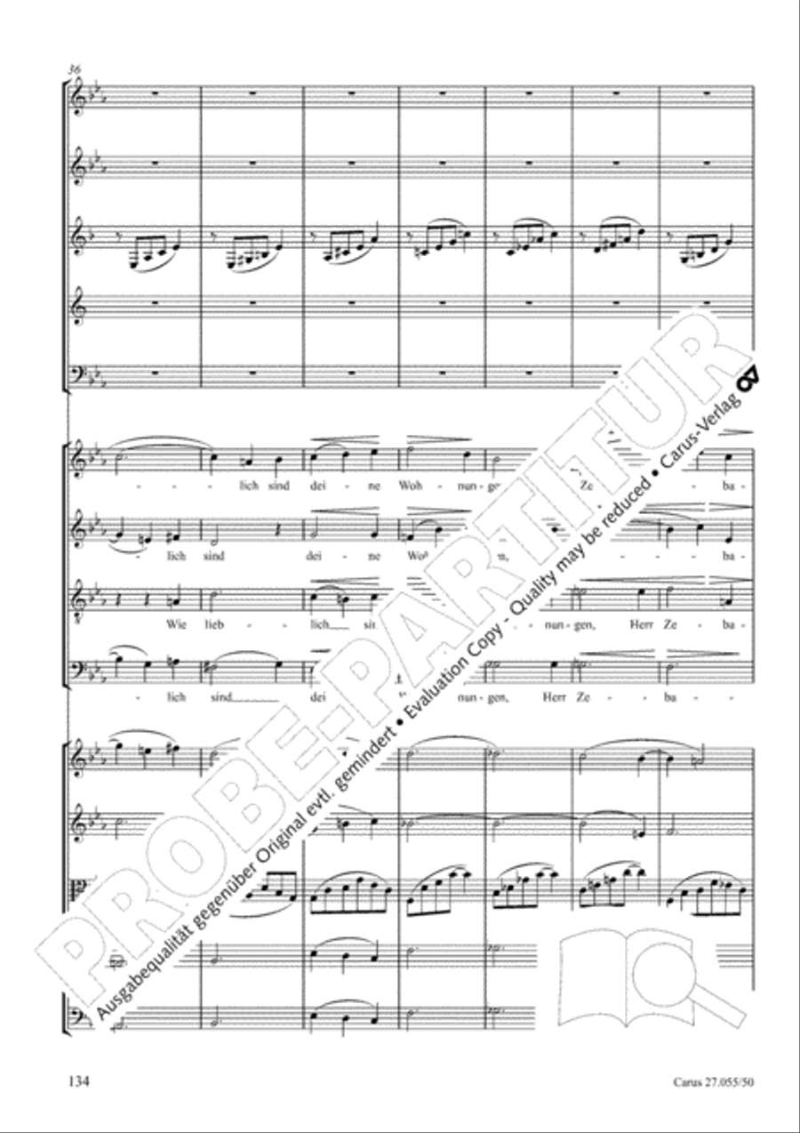 Ein Deutsches Requiem (German Requiem) 4-Part scores gallery preview page 141