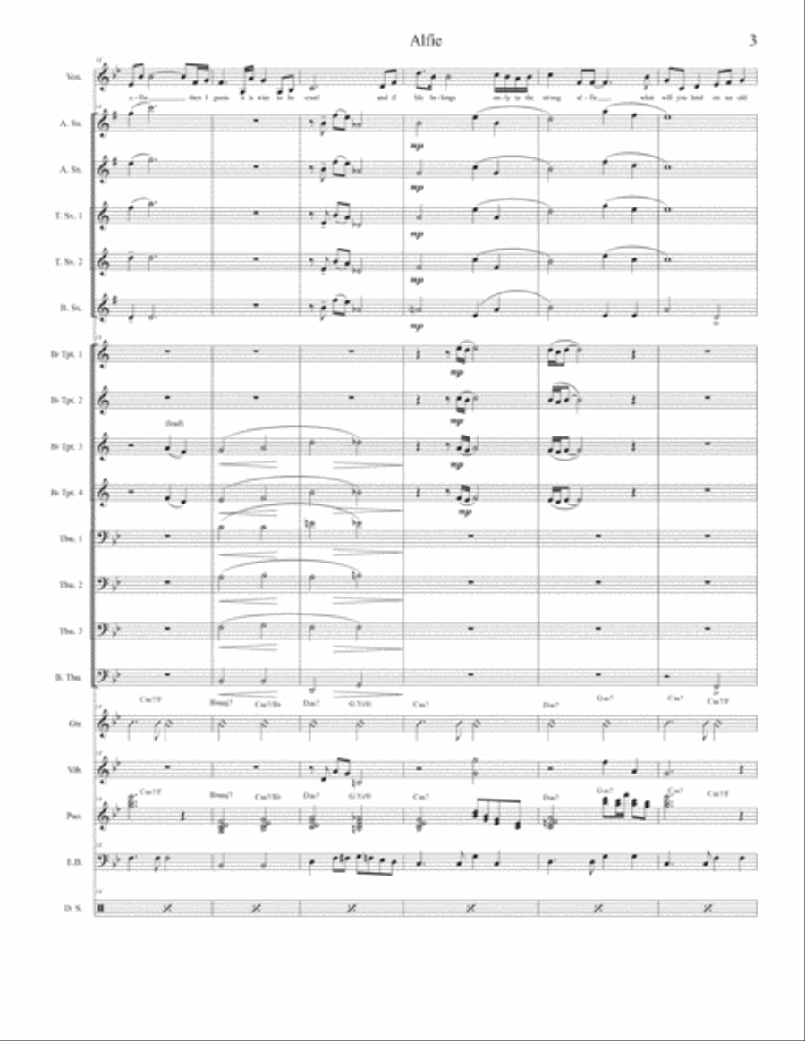 Alfie Jazz Ensemble scores gallery preview page 3