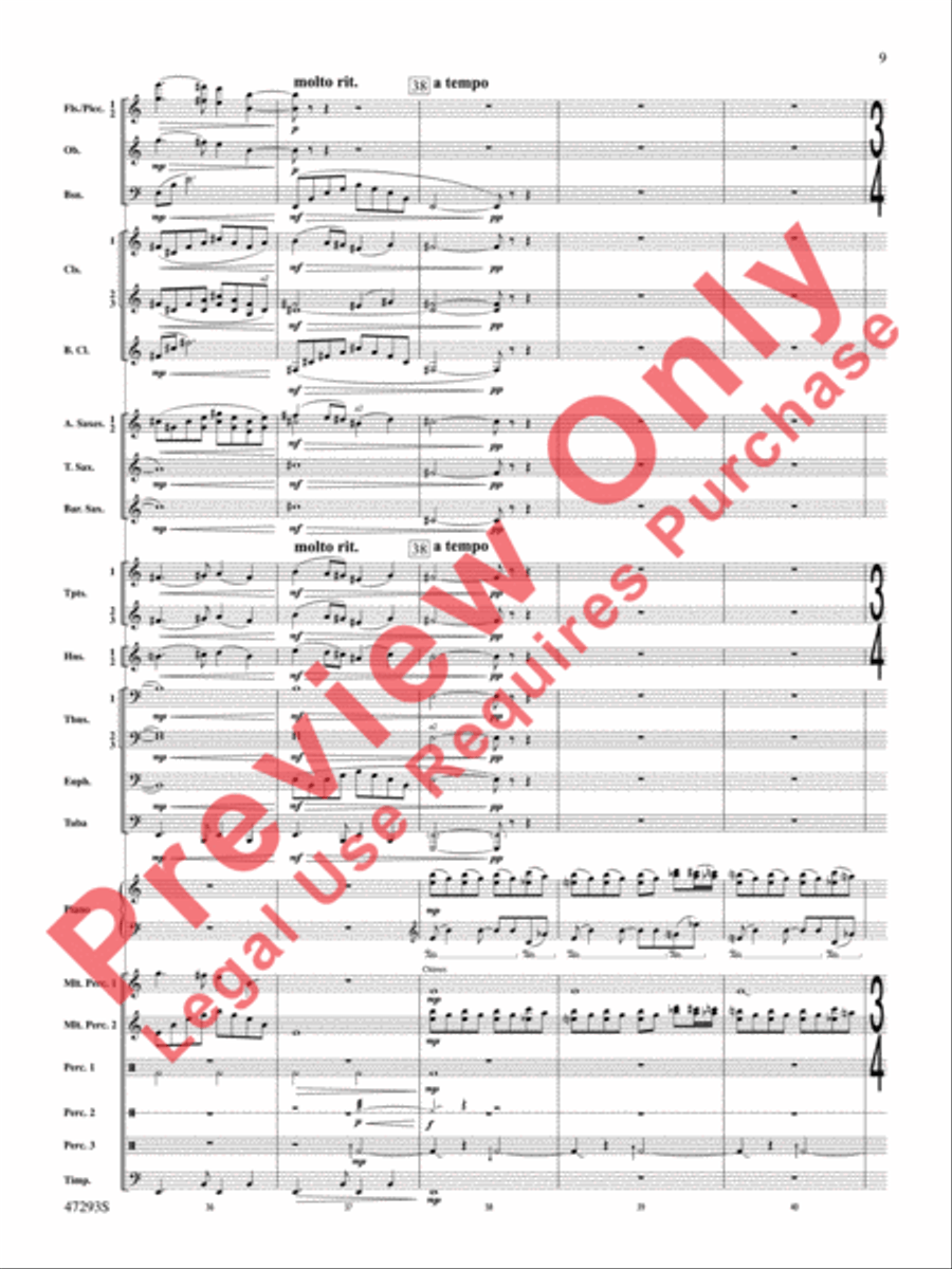 Phantasmagoria Concert Band scores gallery preview page 10