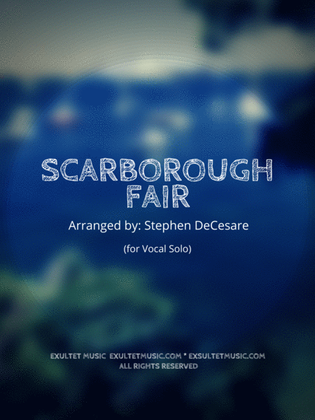 Book cover for Scarborough Fair (for Vocal Solo)