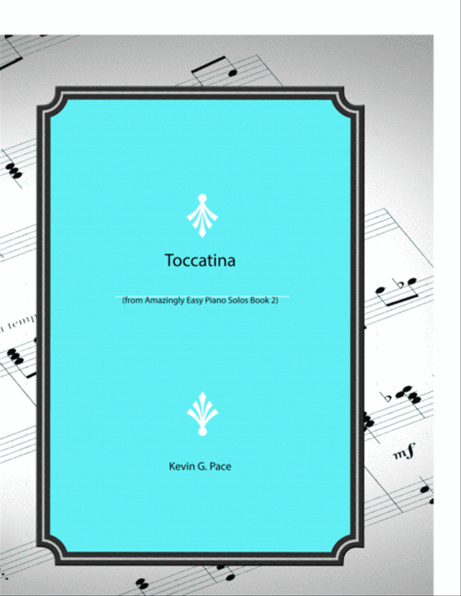 Toccatina - moderate level piano solo Piano Solo scores gallery preview page 1