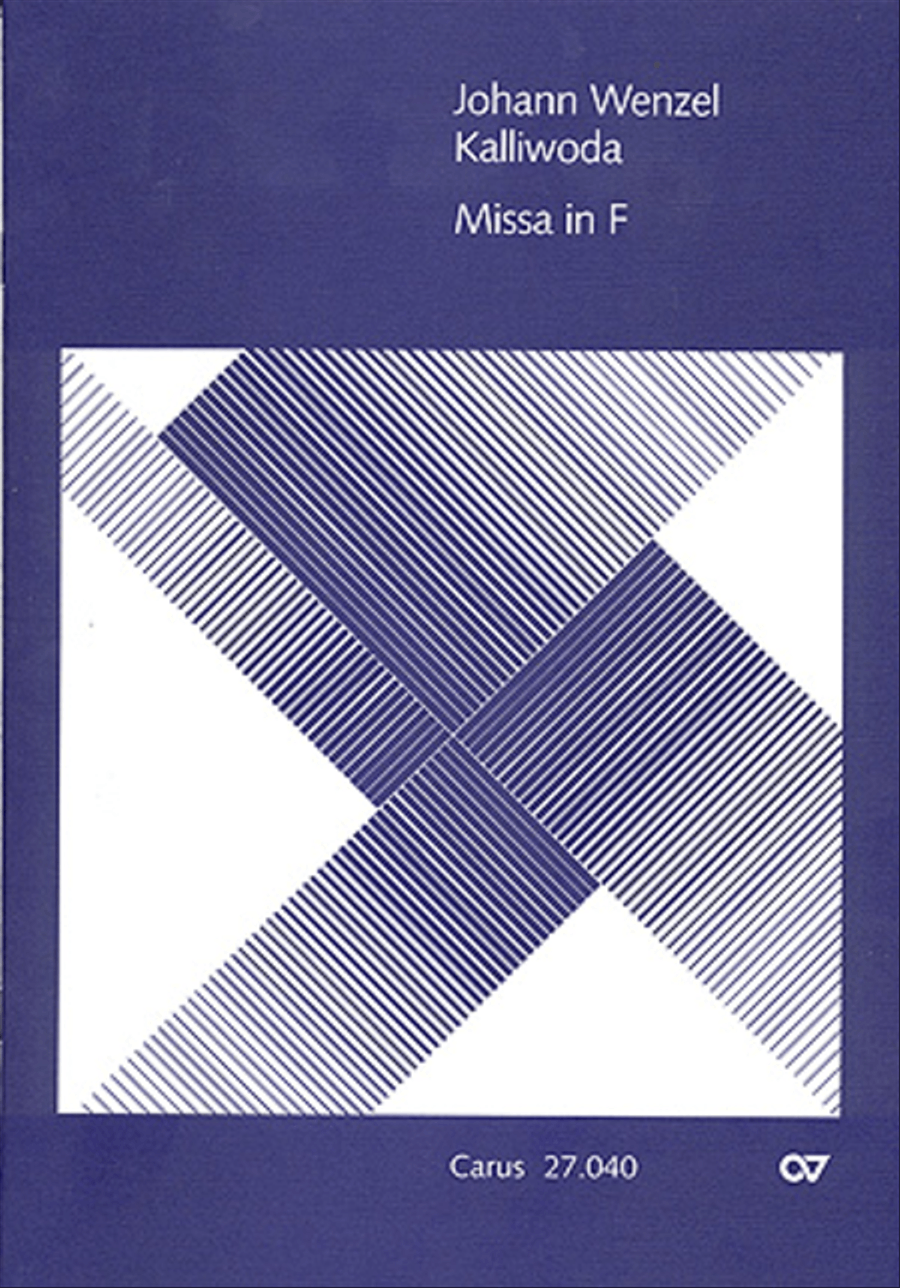 Mass in F major 4-Part scores gallery preview page 1
