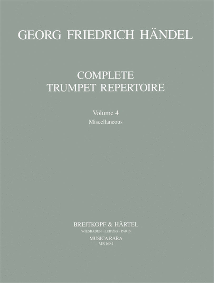 Complete Trumpet Repertoire Trumpet Solo scores gallery preview page 1