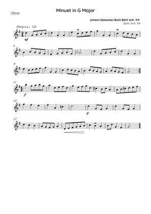Book cover for Minuet in G Major