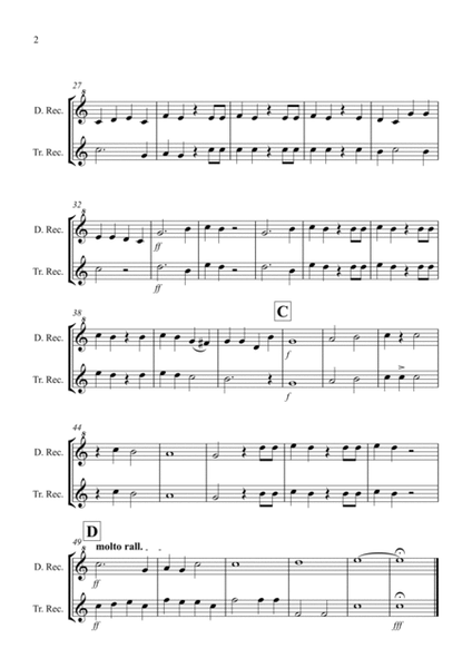 Hallelujah Chorus for Descant and Treble Recorder Duet image number null