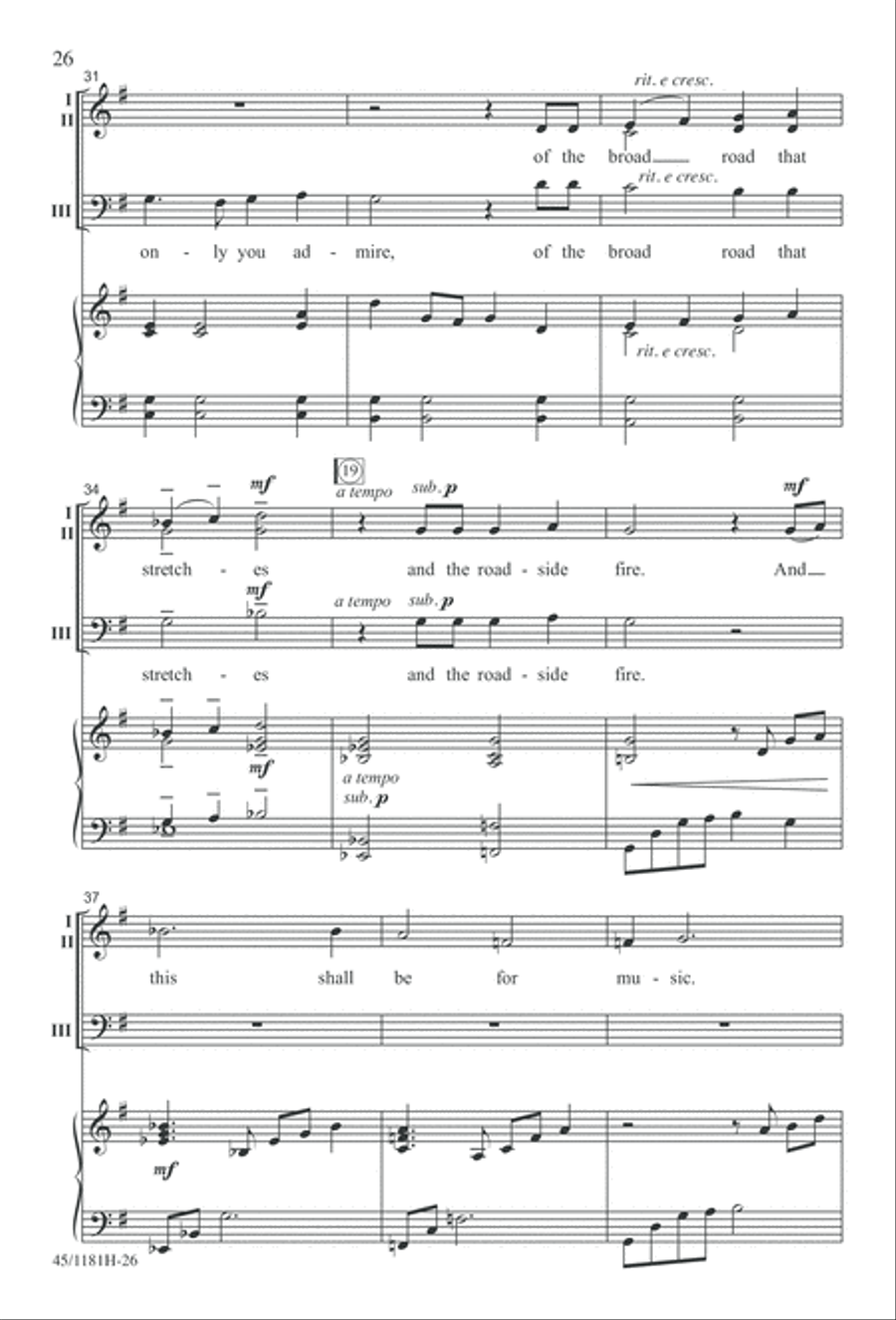 Contemporary Choral Classics 3-Part scores gallery preview page 26