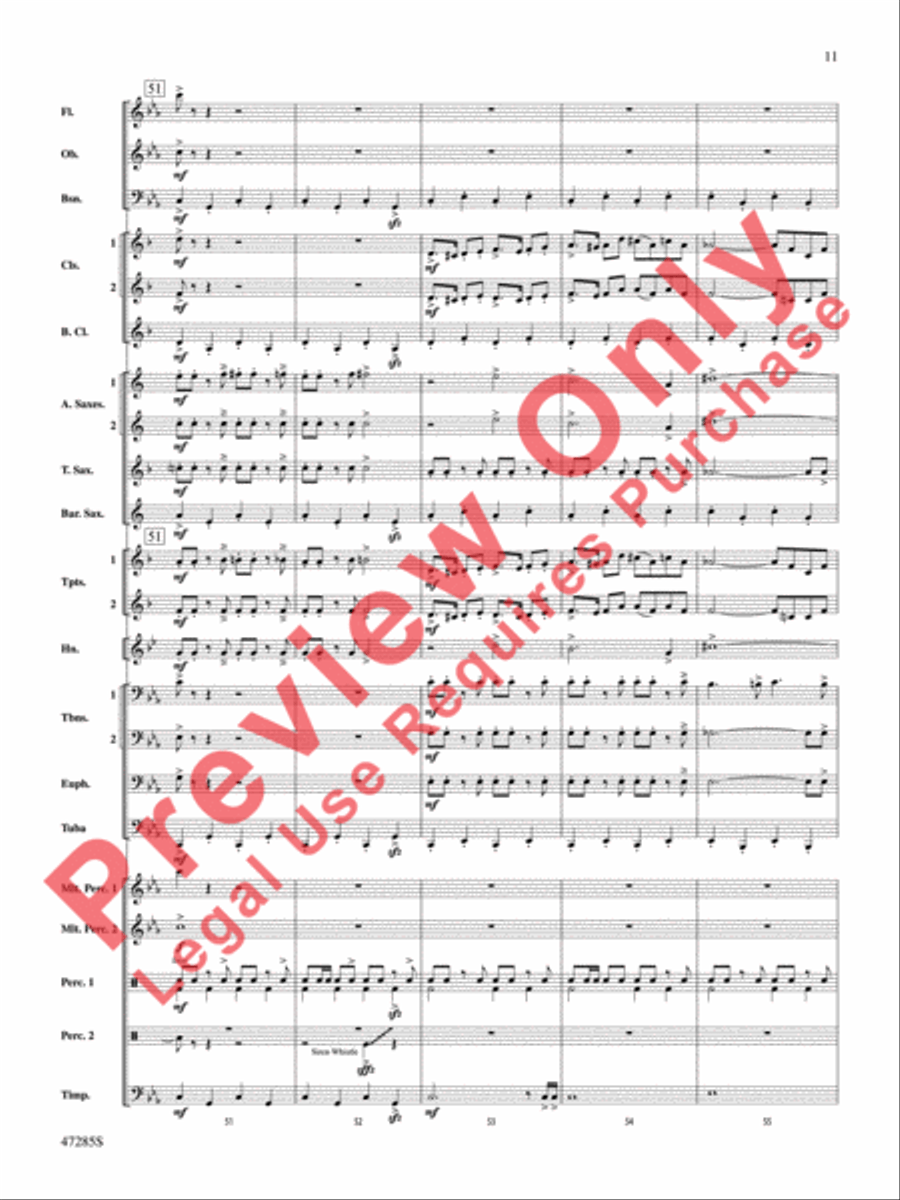 Extraordinary Machines of Clockwork and Steam Concert Band scores gallery preview page 12
