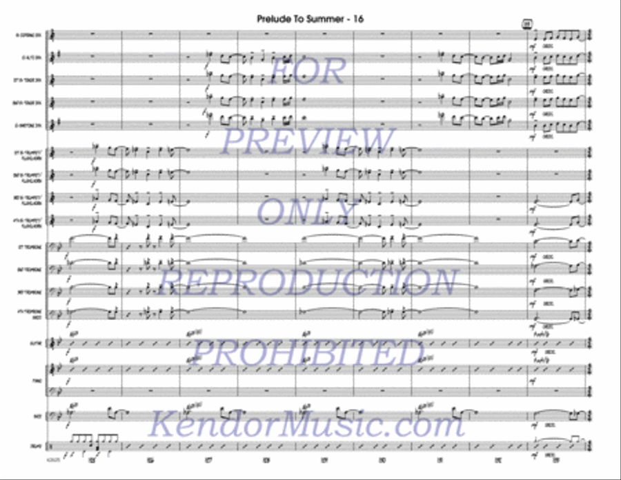 Prelude To Summer Choir scores gallery preview page 17