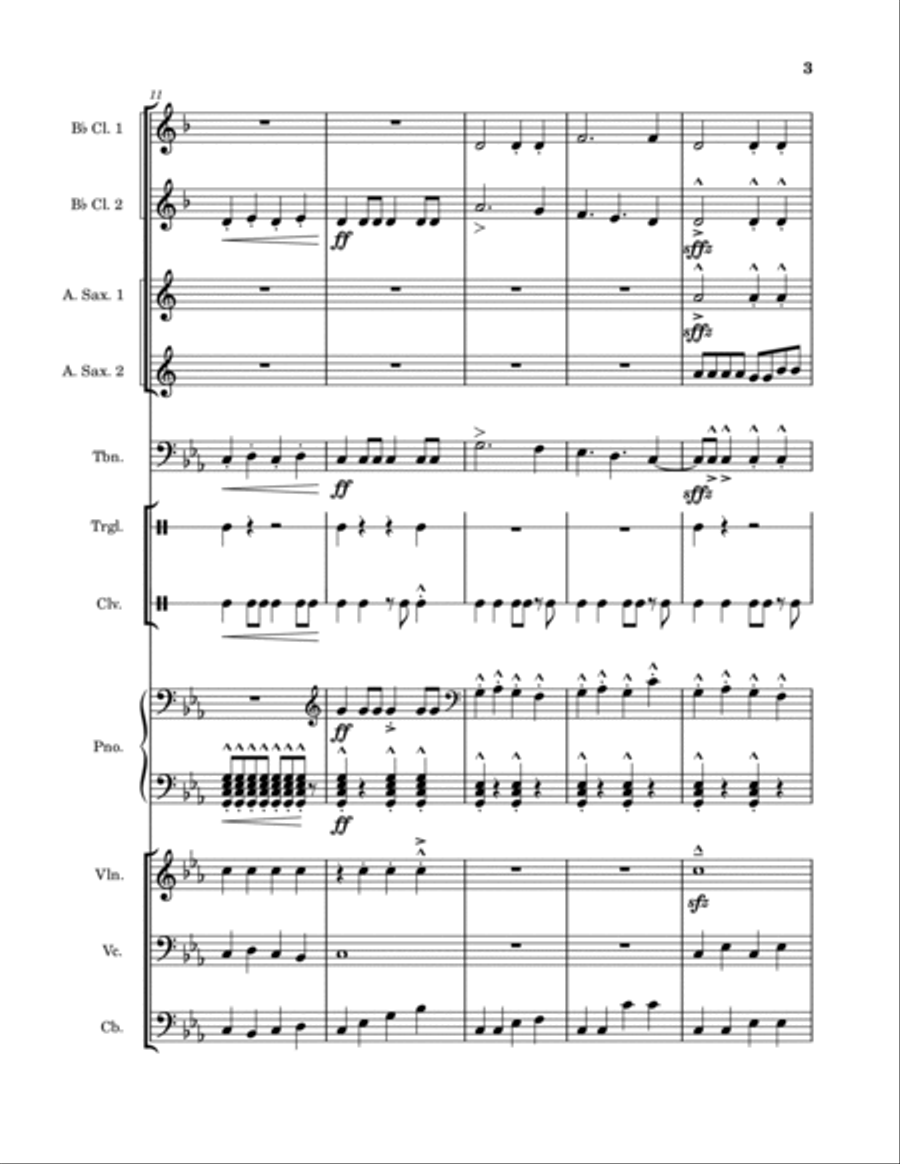 Adventurer's Chorus Adventurer's Chorus Choir scores gallery preview page 3