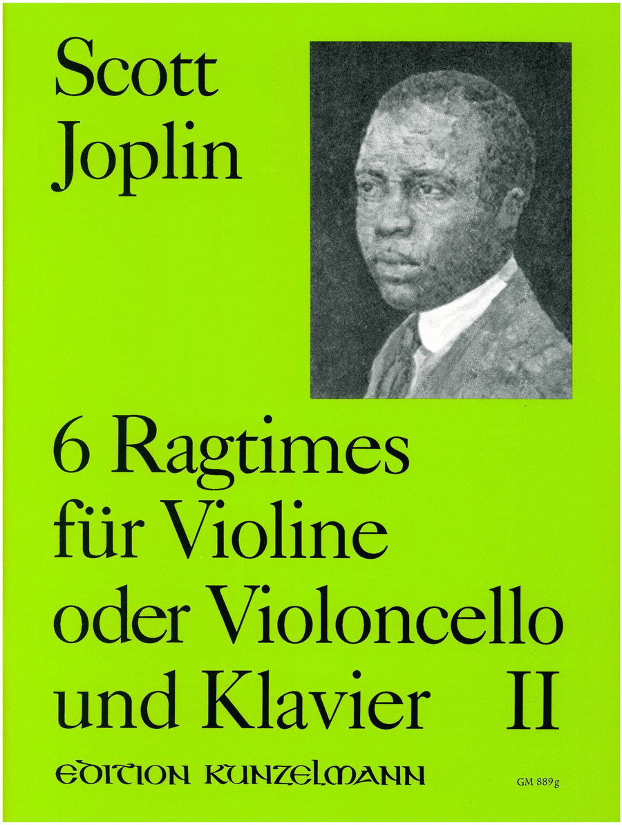 6 ragtimes for violin and piano, Volume 2