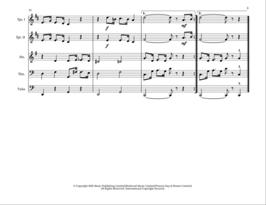 Pretty Baby Pretty Baby Brass Ensemble scores gallery preview page 3