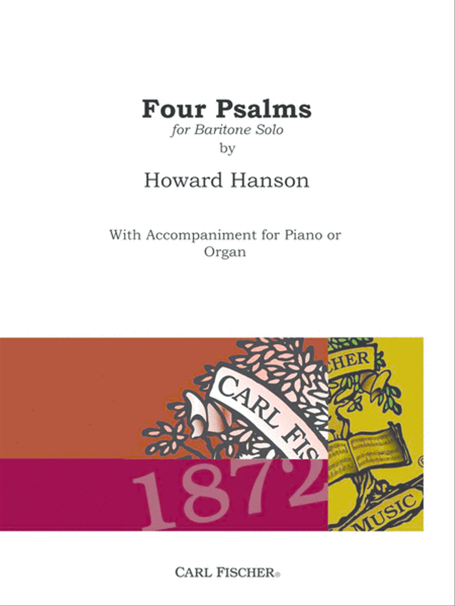 Four Psalms Baritone Voice scores gallery preview page 3