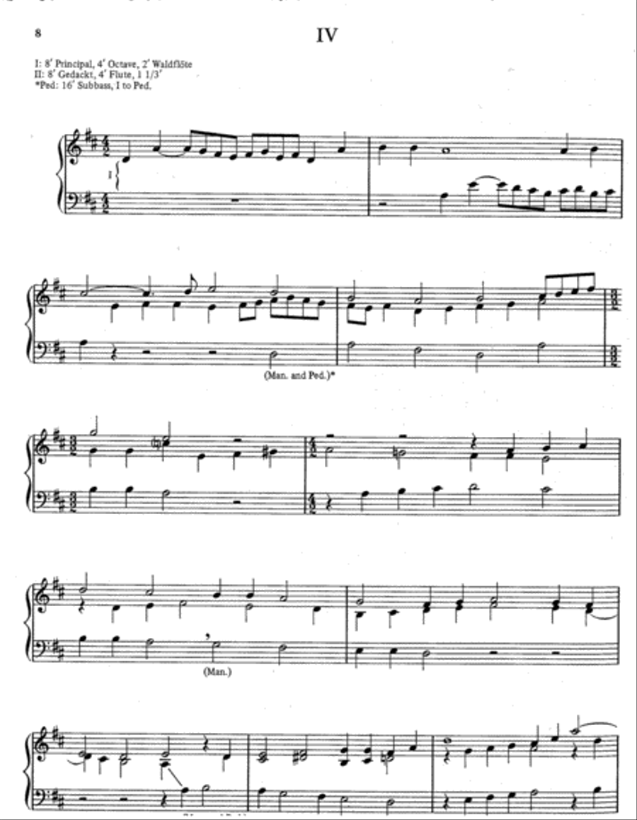 Partita on How Brightly Shines the Morning Star Organ scores gallery preview page 2