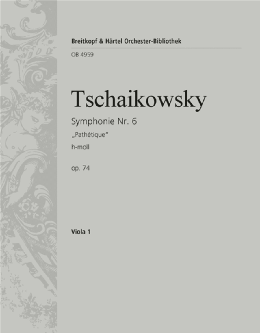 Symphony No. 6 in B minor Op. 74 Orchestra scores gallery preview page 1