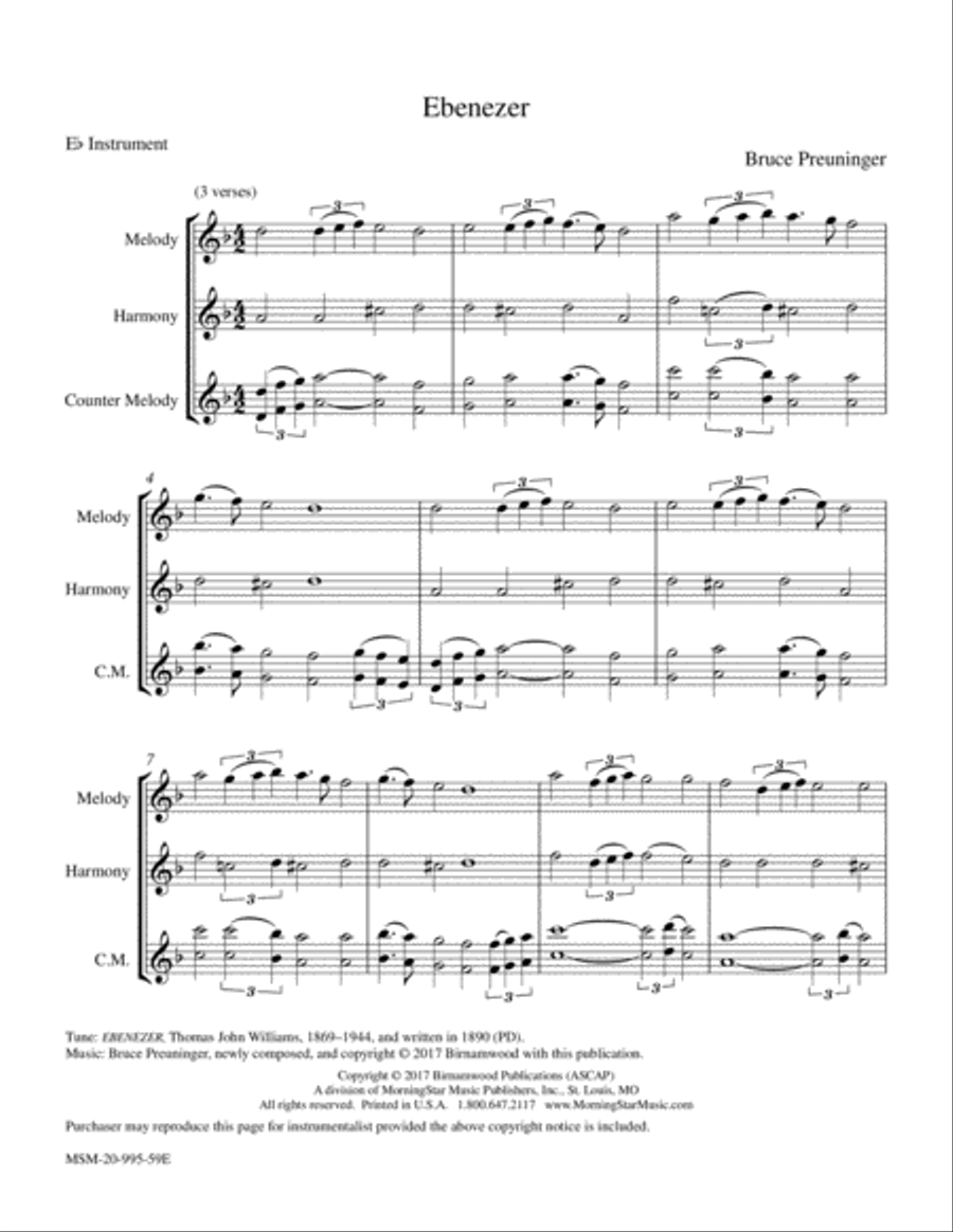 Ebenezer Ebenezer Piano and Keyboard scores gallery preview page 5