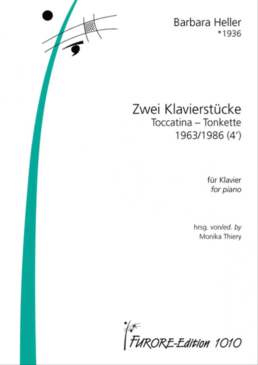 Zwei Klavierstucke: Toccatina-Tonkette Harpsichord scores gallery preview page 1