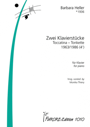 Book cover for Zwei Klavierstucke: Toccatina-Tonkette