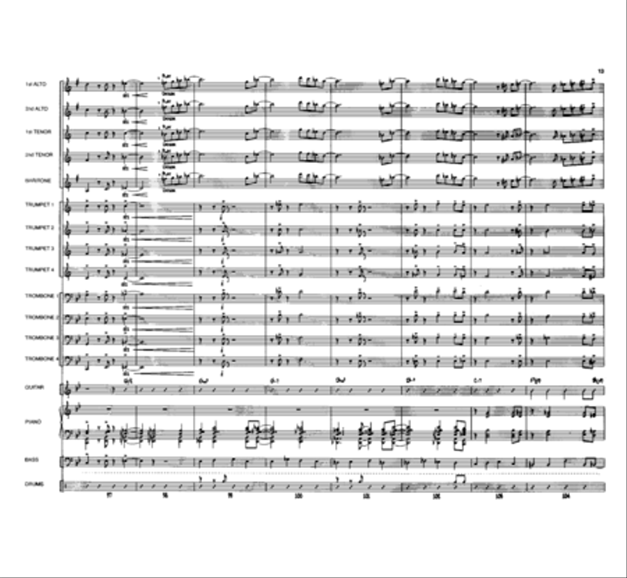 Blue Hue Jazz Ensemble scores gallery preview page 13