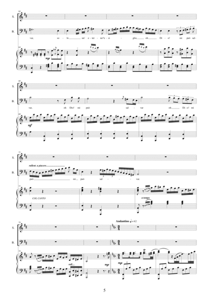 Rossini-La gazza ladra (Act 1s6) Come frenare il pianto - Soprano, Bass and piano image number null