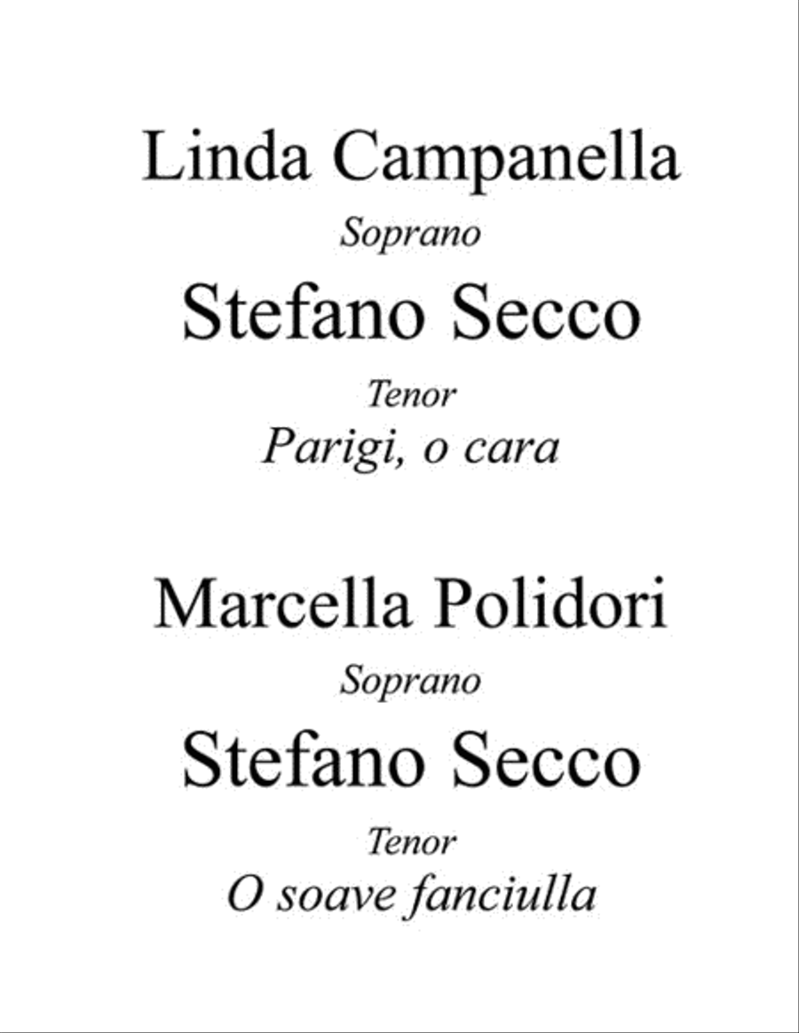 Cantolopera: Duets for Soprano/Tenor - Volume 1 Vocal Duet scores gallery preview page 3
