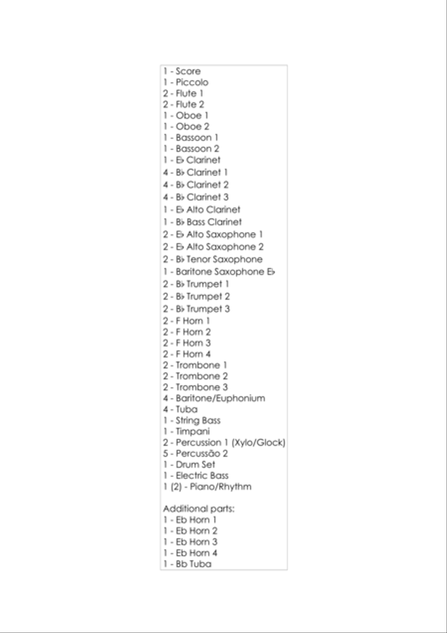 Africa Concert Band scores gallery preview page 3