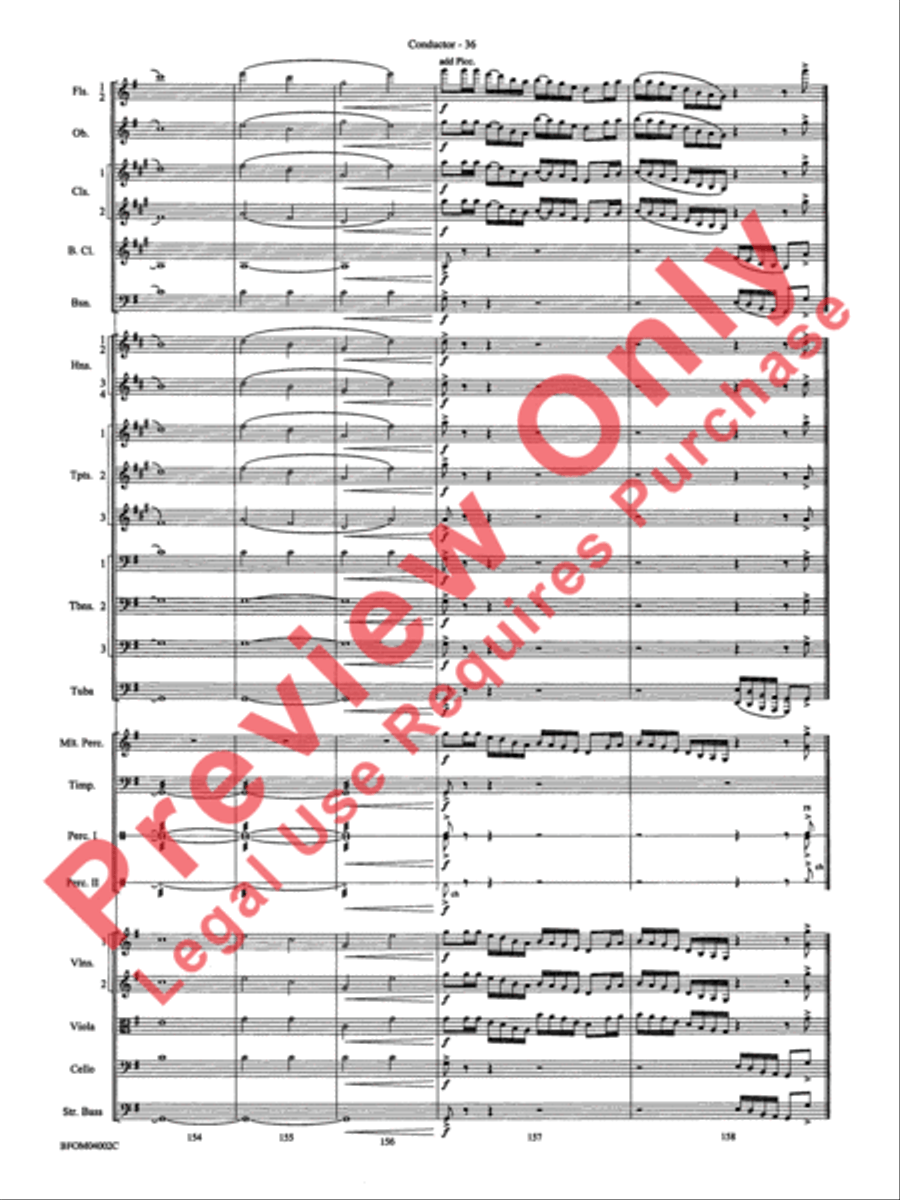 Prairiesong Full Orchestra scores gallery preview page 39