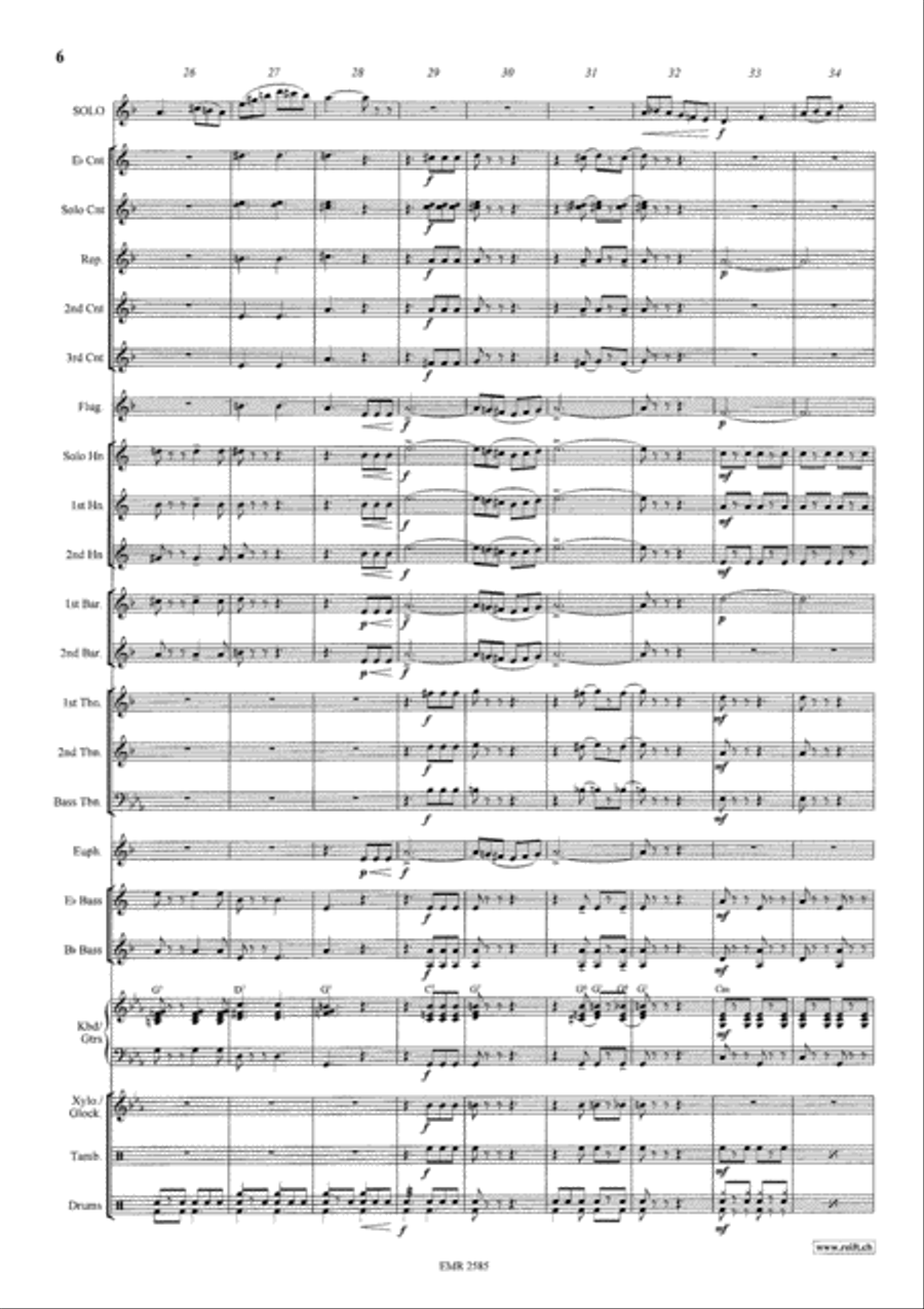 Happy-Hippo-Tuma Brass Band scores gallery preview page 7
