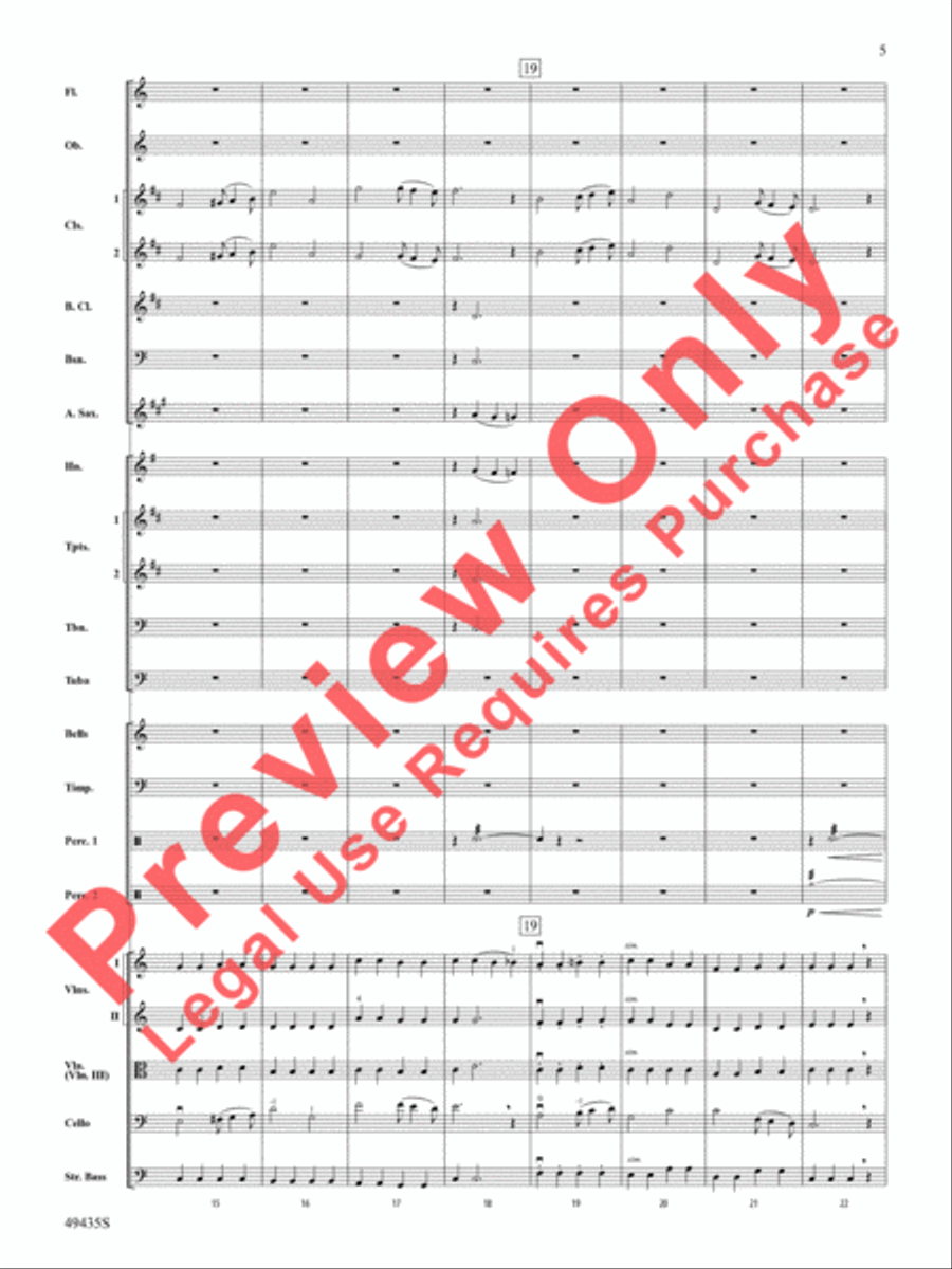 Graduation Suite Full Orchestra scores gallery preview page 6
