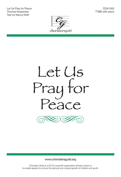 Let Us Pray for Peace (TTBB) image number null