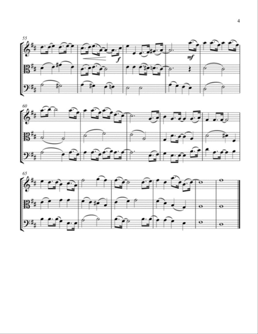 A Marshmallow World A Marshmallow World String Trio scores gallery preview page 5