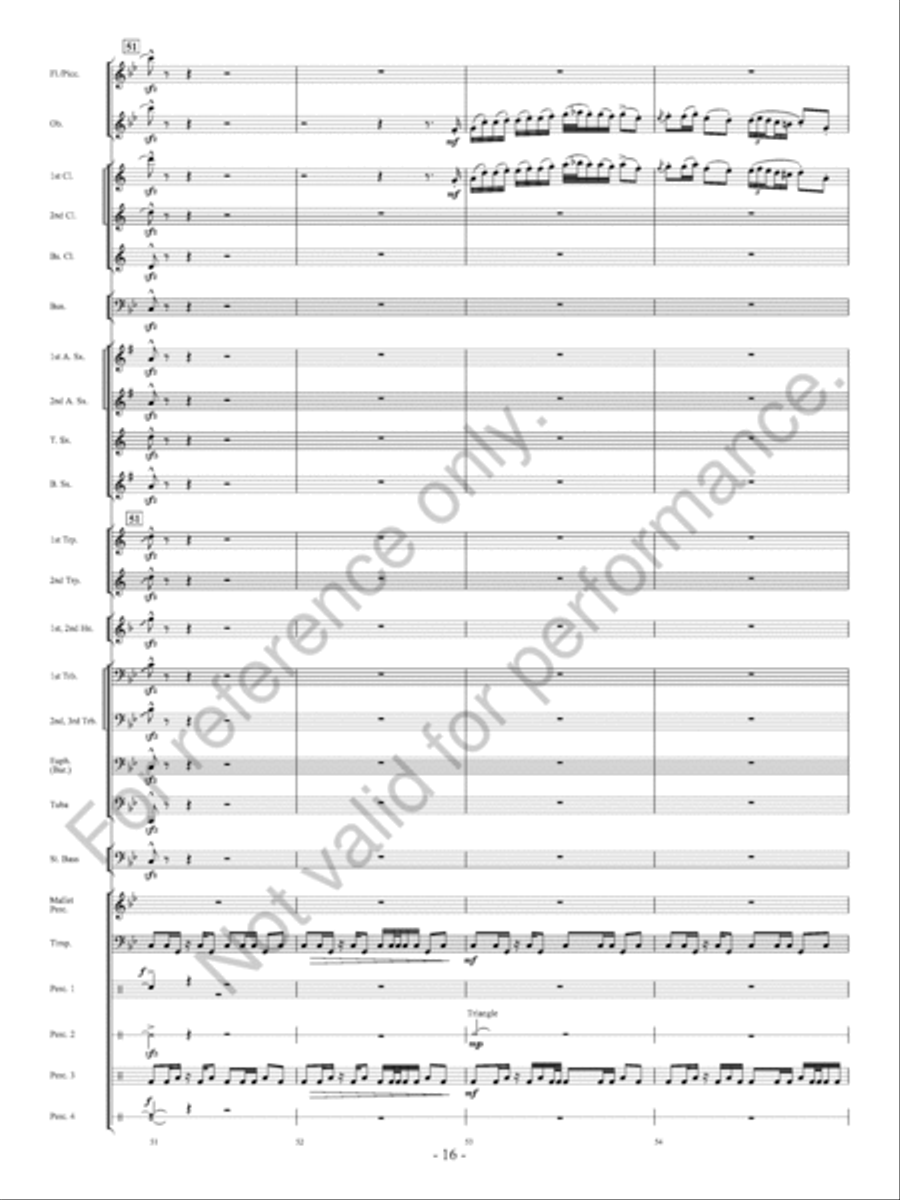 The Ocean Of Fire The Ocean Of Fire Concert Band scores gallery preview page 17