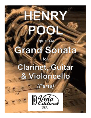 Grand Sonata for Clarinet, Guitar & Cello (Parts)