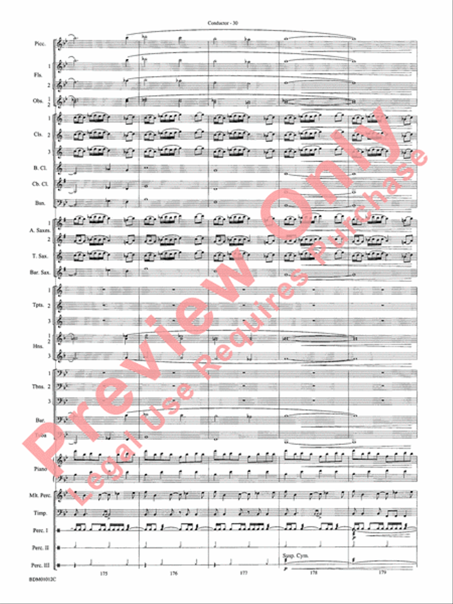 Inchon Concert Band scores gallery preview page 35