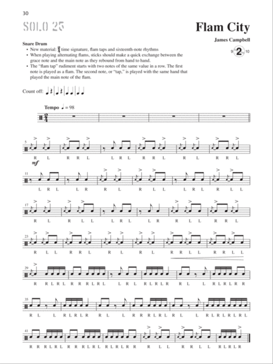 Solo Expressions for the Beginning Percussionist Percussion scores gallery preview page 7